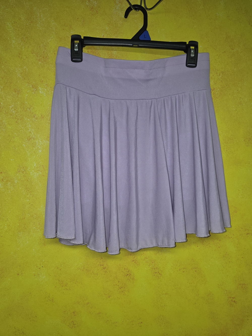 Lilac Circle Skater Skort and black
